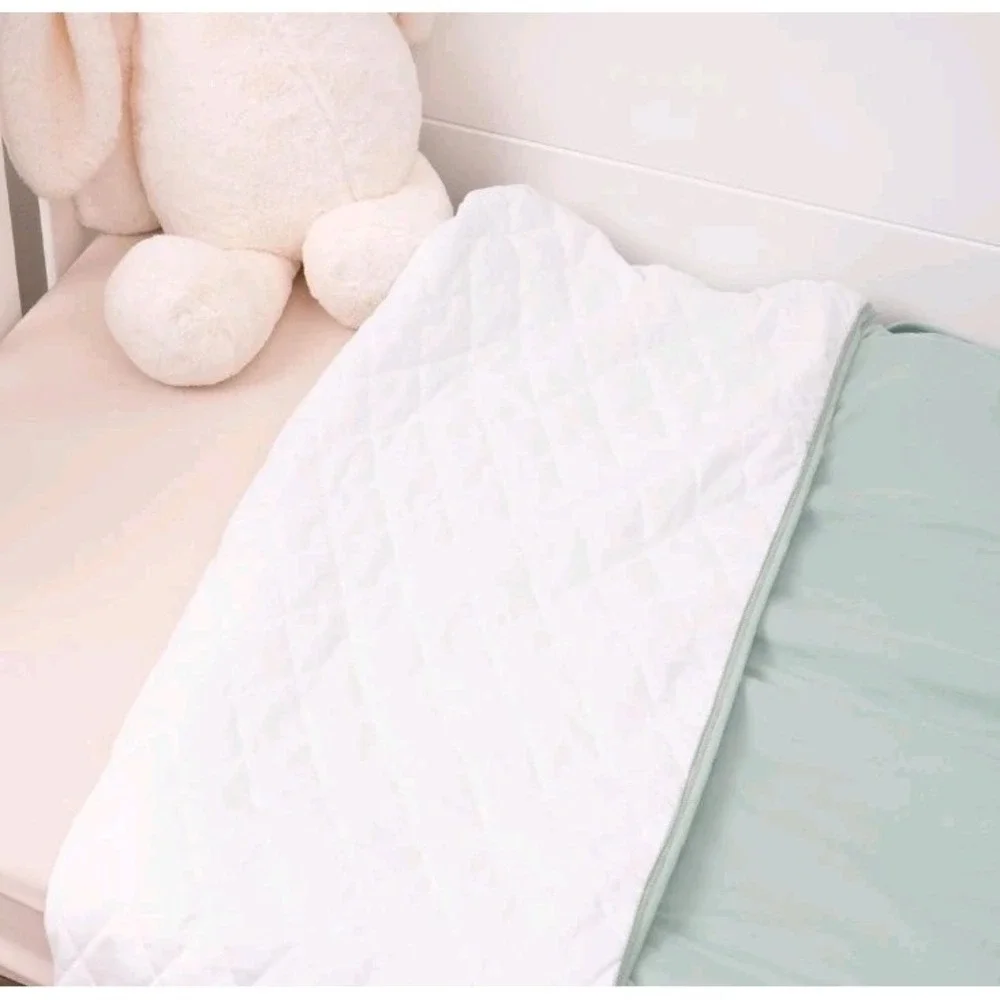 Crib Toddler Comforter Baby Blanket 40x60 Lightweight Quilted 1.0‎ TOG Sage NEW